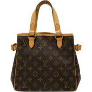 Louis Vuitton Batignolle Leather Brown Monogram Shoulder Bag